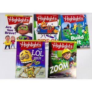 Highlights Magazine for Children 11 Issues Plus Puzzle Book Year 2022 Crafts Sci